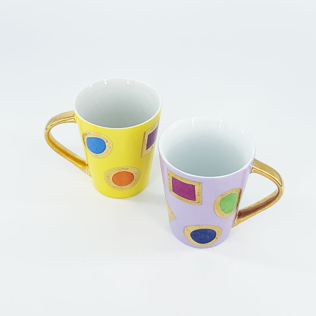 Set 2 tazze Mug serie COLORS AND GOLD